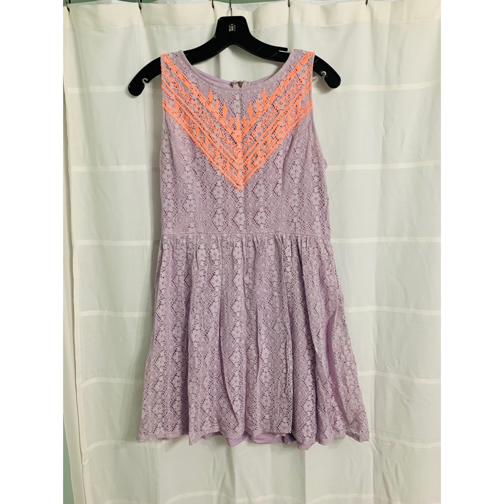 Lace mini dress